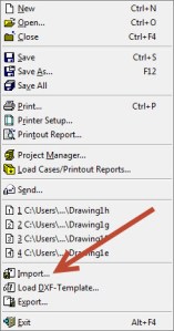Import DXF